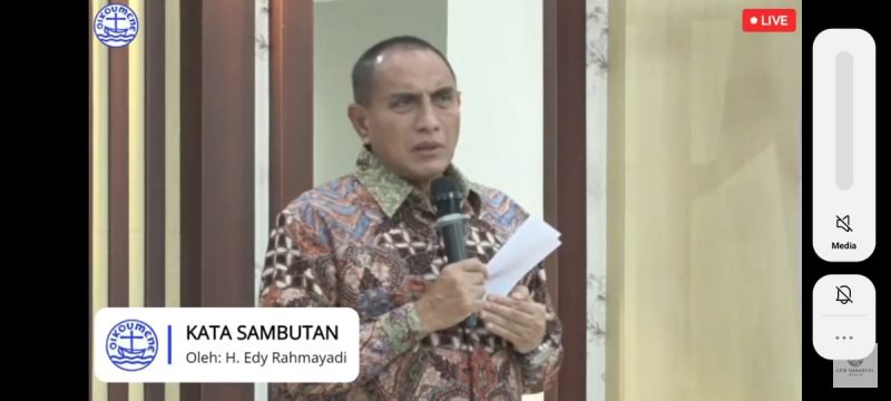 Gubernur Pemprov Sumatera Utara Edy Rahmayadi.