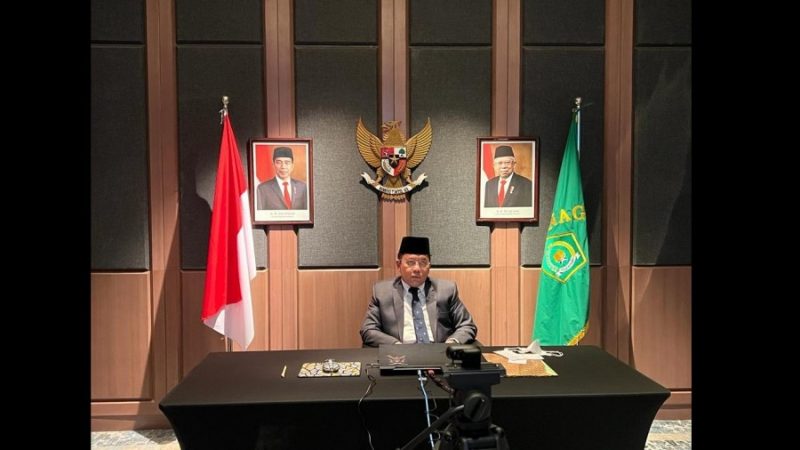 Dirjen Bimas Islam Kamaruddin Amin dalam pertemuan Sidang Dewan Eksekutif Konferensi Menteri-Menteri Wakaf dan Urusan Agama Islam Negara-Negara Islam